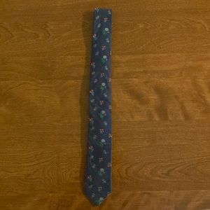 Banana Republic Floral Print Slim Tie (Cotton)